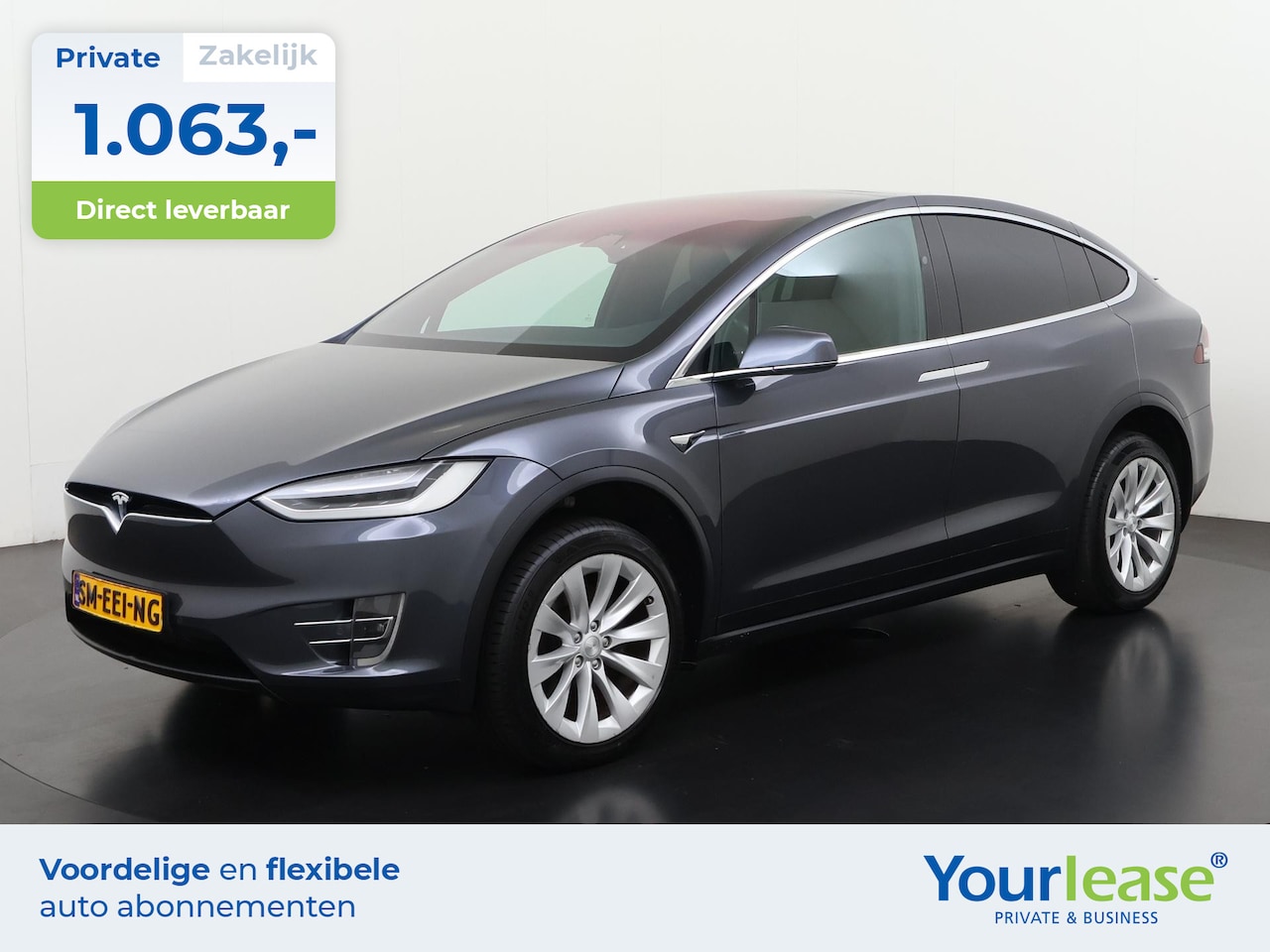 Tesla Model X - Long Range 7 Persoons | All-in 1063,- Private Lease | Direct uit voorraad - AutoWereld.nl