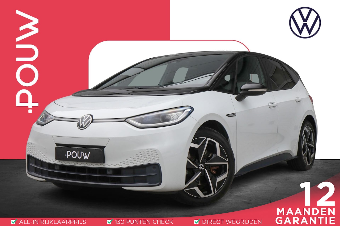 Volkswagen ID.3 - 204pk First Plus 58 kWh | SoH 93% | Achteruitrijcamera | Stoelverwarming | Navigatie - AutoWereld.nl