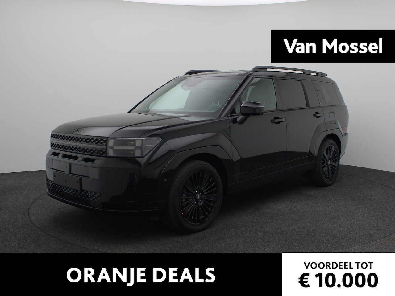 Hyundai Santa Fe - 1.6 T-GDI PHEV Black Line 4WD 7p | Lederen Bekleding | Apple Carplay/Android Auto | Voor- - AutoWereld.nl