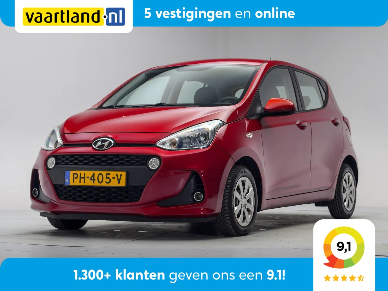 Hyundai i10 - 1.0i Go! 2017 [ Navi Climate Cruise ] - AutoWereld.nl