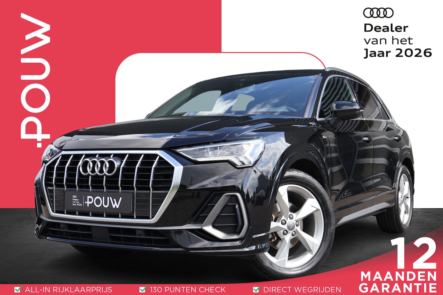 Audi Q3 - 35 TFSI 150pk S-tronic S-Line | Trekhaak | Navigatie | Sportstoelen | Cruise Control | Cli - AutoWereld.nl
