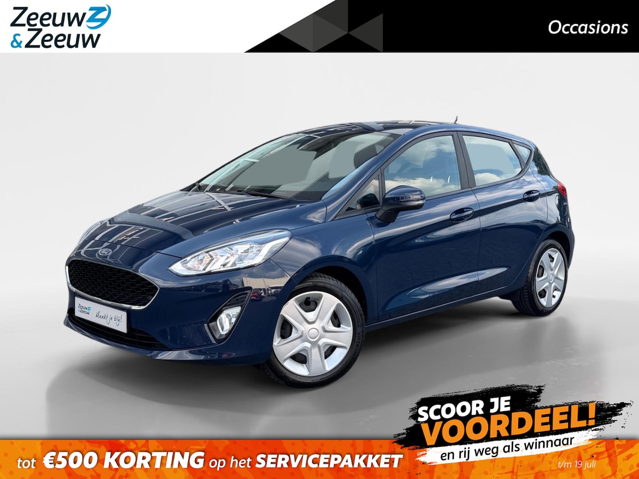 Ford Fiesta - 1.0 EcoBoost Connected | Airco | Cruise Control | Apple carplay/ Android auto | 12 maanden - AutoWereld.nl