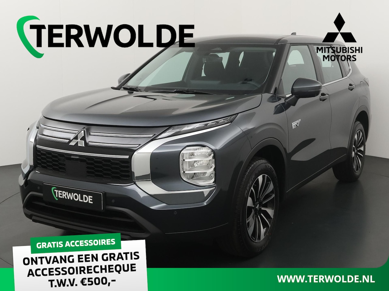 Mitsubishi Outlander - 2.4 PHEV Pure | 8 jaar garantie | €4.000 Voorraadkorting + €5.000 Prijsverlaging | Adaptie - AutoWereld.nl