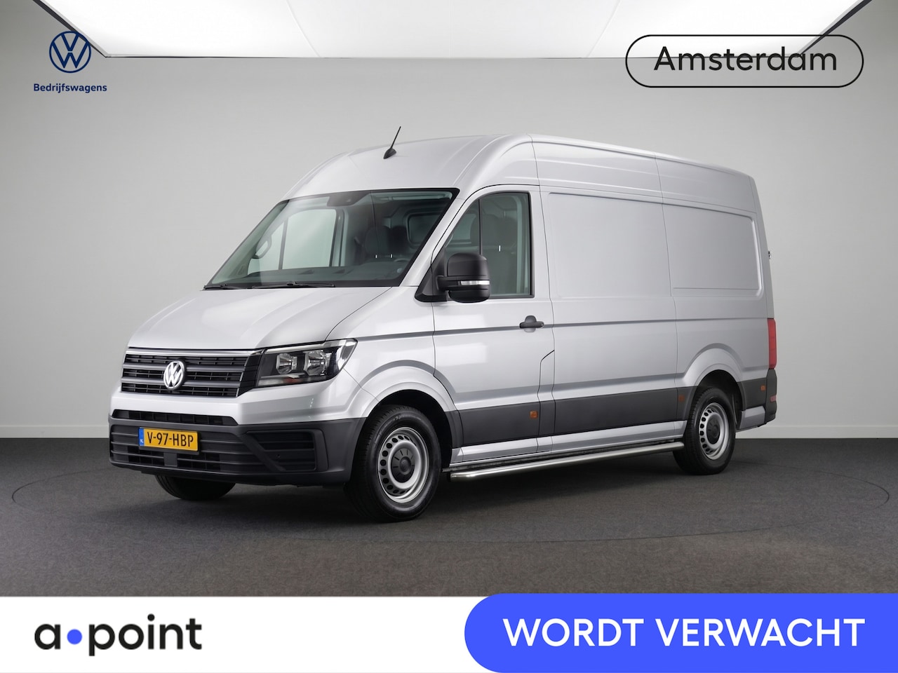 Volkswagen Crafter - 35 2.0 TDI L3H3 Highline EURO VI 140 pk Automaat | Verlengde garantie | Navigatie | Trekha - AutoWereld.nl