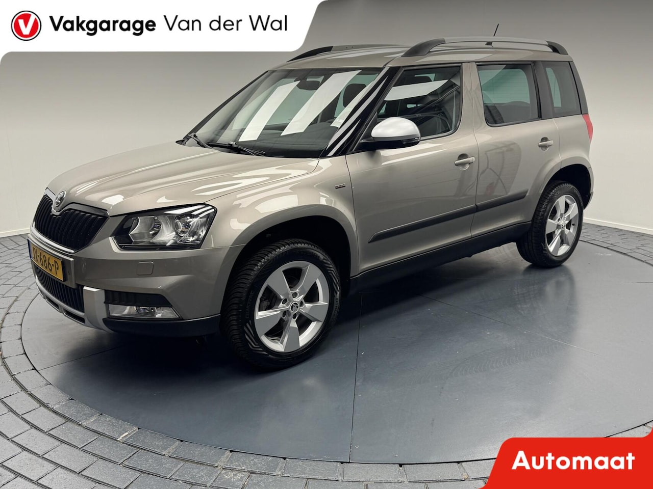 Skoda Yeti - 1.2 TSi Automaat-Trekhaak-Navigatie-Cr.contr-Clima-Camera-Carplay-Stoelverwarming-Lm17"vel - AutoWereld.nl