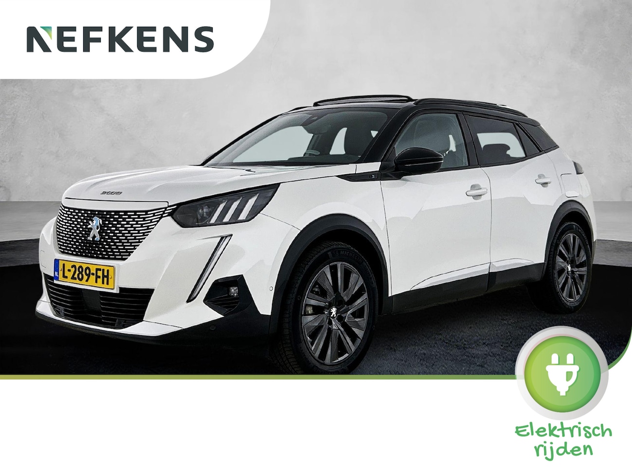 Peugeot e-2008 - SUV EV GT Pack 50 kWh 136pk | Accu 92% | Navigatie | Panoramisch schuif-kanteldak | Achter - AutoWereld.nl