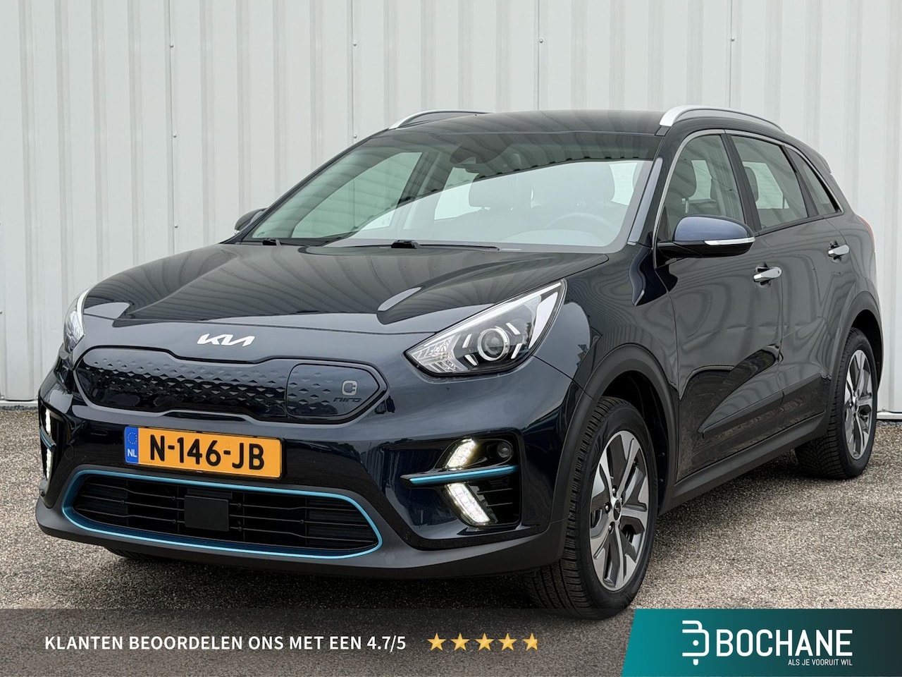 Kia e-Niro - DynamicLine 64 kWh | 97,1% SOH | Trekhaak | LED | Keyless | Navigatie | Warmtepomp | Clima - AutoWereld.nl