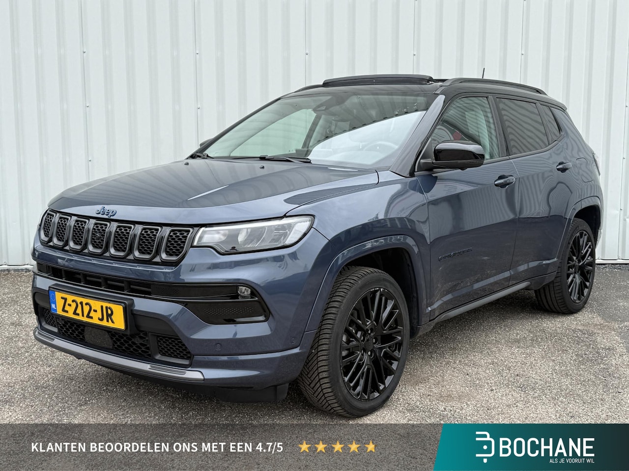 Jeep Compass - 4xe 240 Plug-in Hybrid Electric S | 84% SOH | LED | Leder | Keyless | Achteruitrijcamera | - AutoWereld.nl