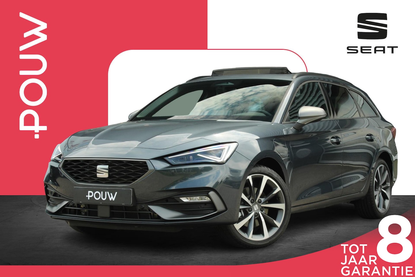 SEAT Leon Sportstourer - 1.5 TSI 204pk DSG e-Hybrid FR Business | Panoramadak | Velgen 18'' - AutoWereld.nl