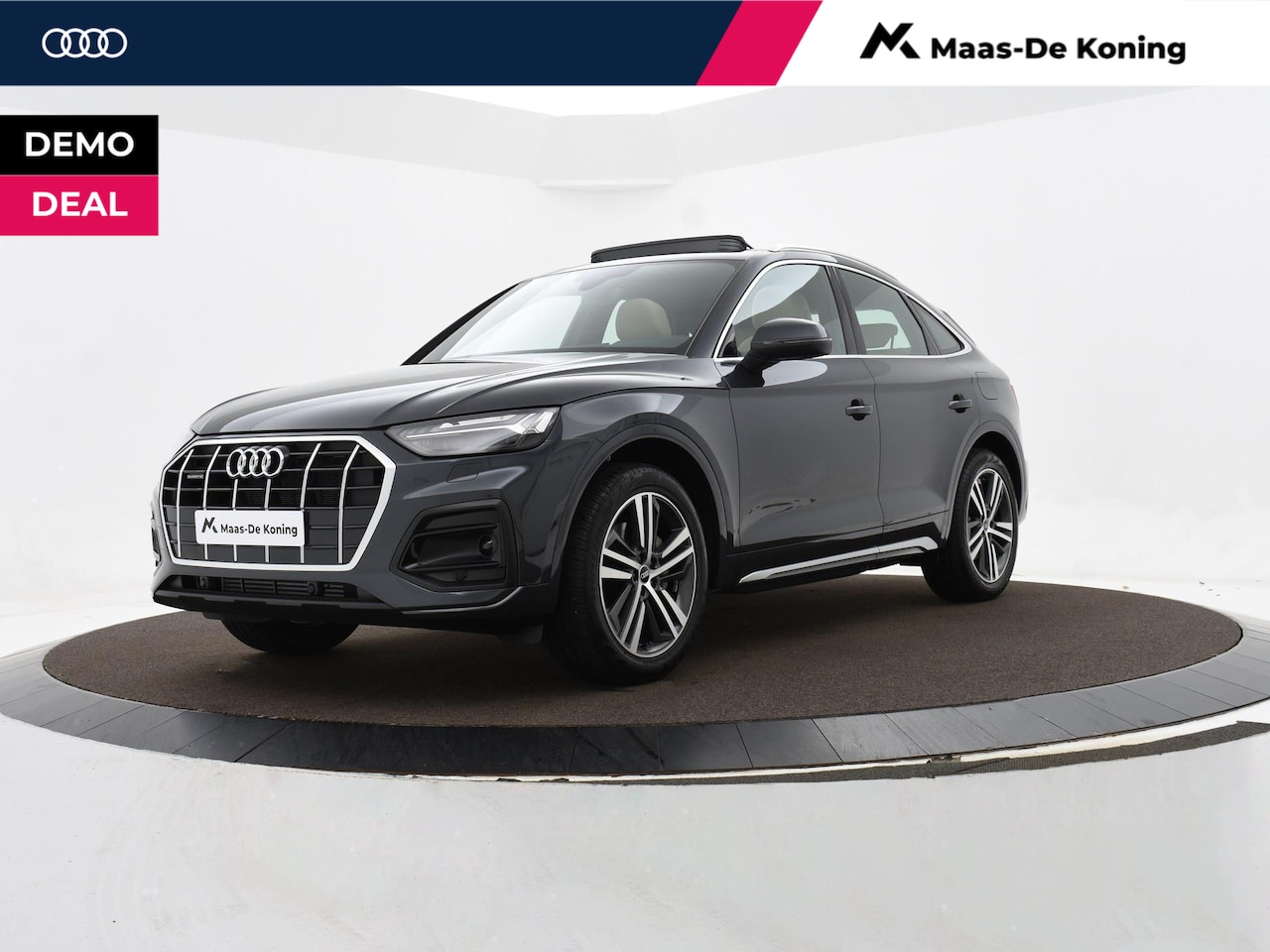 Audi Q5 Sportback - Advanced edition 50 TFSI e 220 kW/299 PK · Luchtvering · Glazen panoramadak · Ass. pakket - AutoWereld.nl