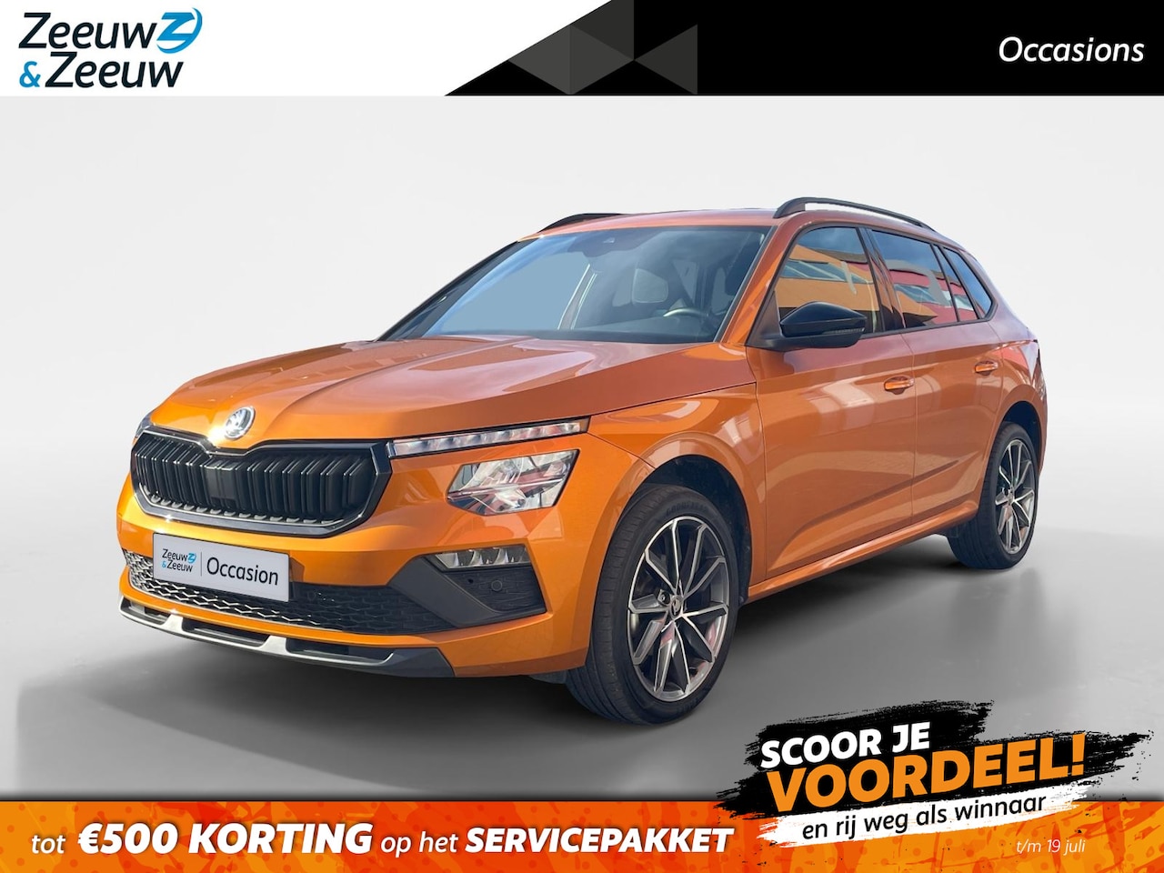Skoda Kamiq - 1.5 TSI Sport Business 150PK AUTOMAAT |Stoelverwarming| Climate control| Cruise Control| P - AutoWereld.nl