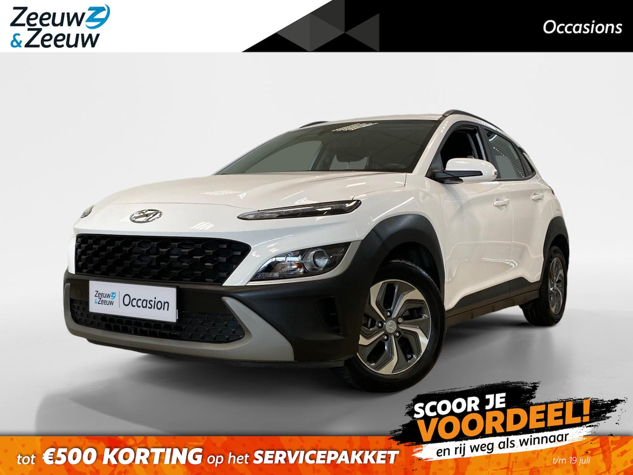 Hyundai Kona - 1.6 HYBRID | AUTOMAAT | COMFORT | NAVI | CAMERA | - AutoWereld.nl