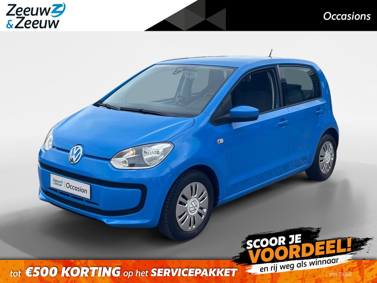 Volkswagen Up! - 1.0 move up! BlueMotion *Navigatie*Tel Bluetooth*Airco*5 deuren*1STE EIGENAAR*Zeer nette a - AutoWereld.nl