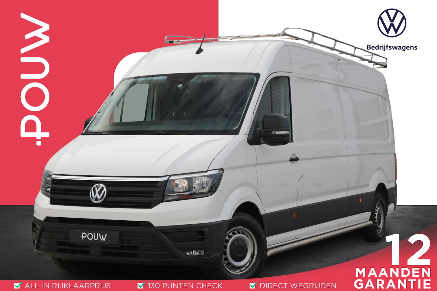 Volkswagen Crafter - 35 2.0 TDI 140pk L4H3 Highline EURO VI | App Connect | Trekhaak | Cruise Control | Dodehoe - AutoWereld.nl
