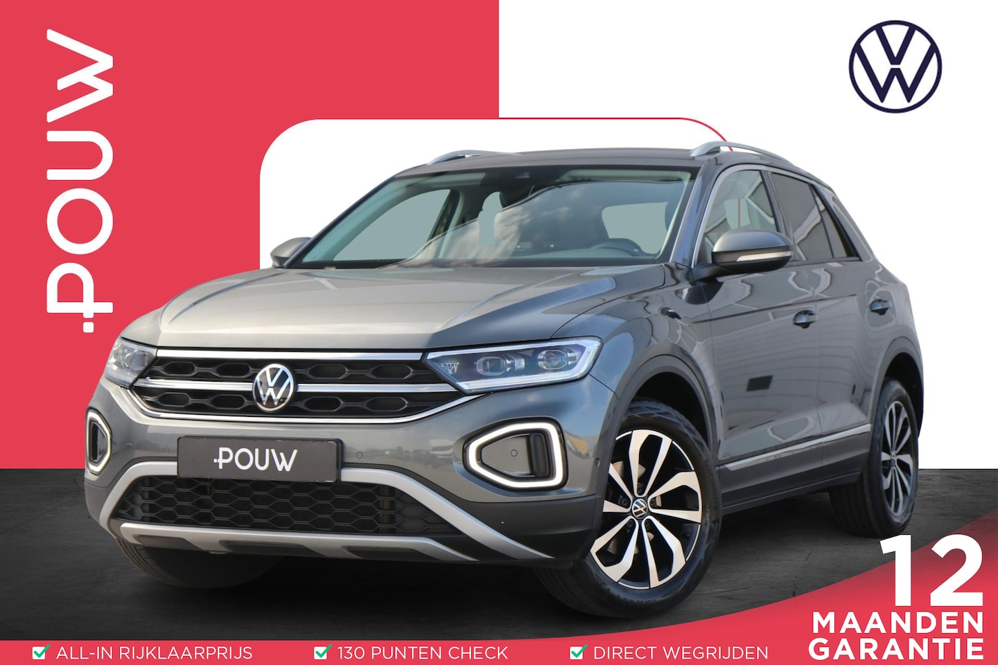 Volkswagen T-Roc - 1.0 TSI 110pk Style | Navigatie | App Connect | Stoelverwarming | Achteruitrijcamera - AutoWereld.nl