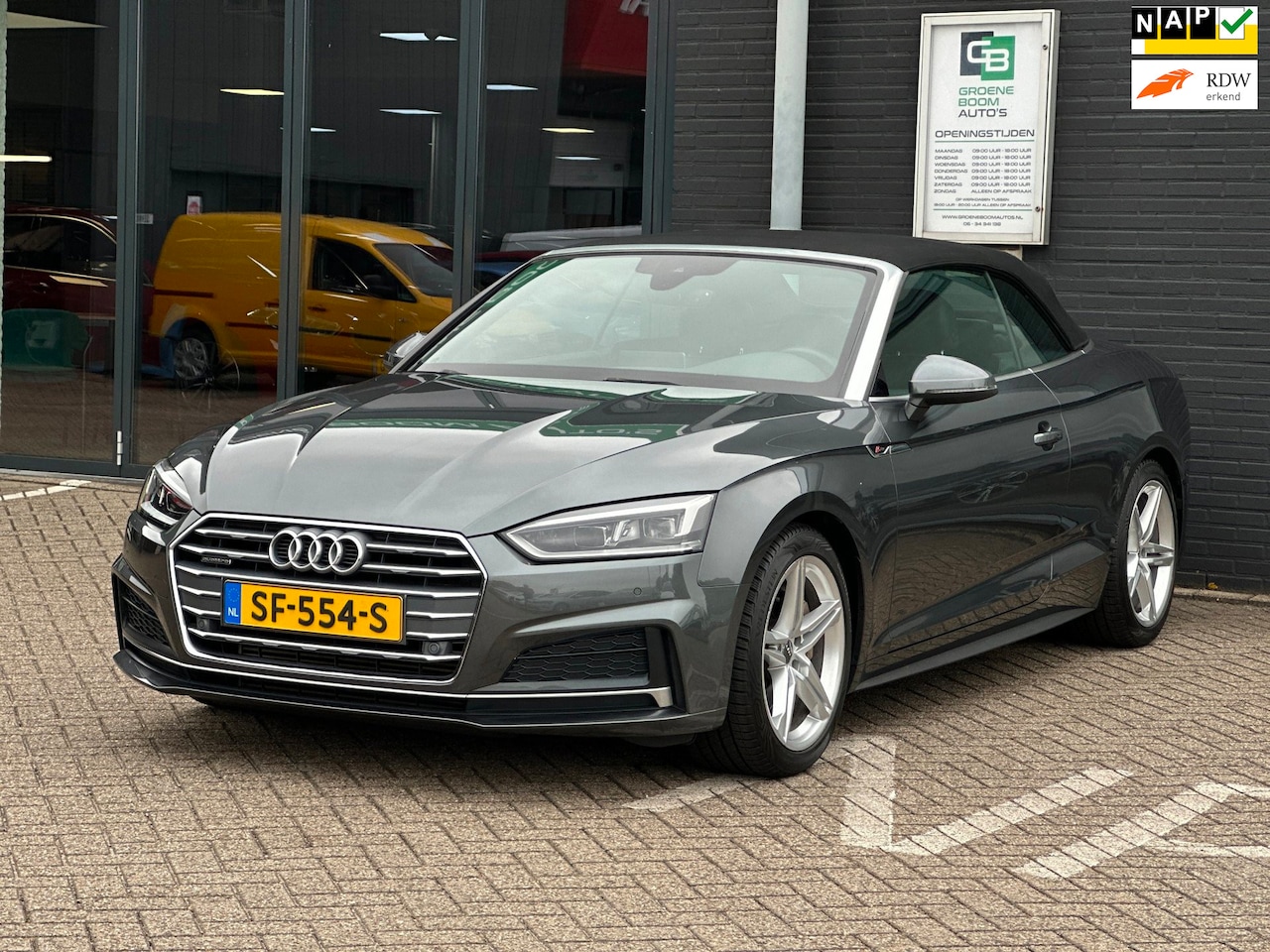 Audi A5 Cabriolet - 2.0 TFSI MHEV Sport Pro Line/2E EIG/LEDER/NL-AUTO NAP!! - AutoWereld.nl