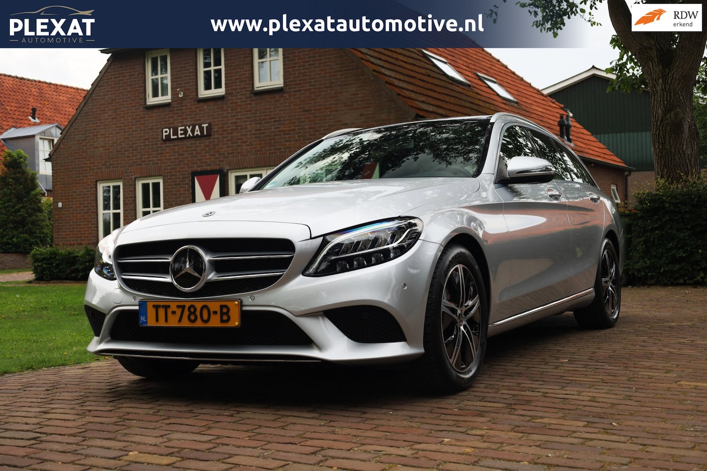 Mercedes-Benz C-klasse Estate - 180 Business Solution Aut. | Orig. NL | 1e Eigenaar| Panorama | Trekhaak | Adap. Cruise | - AutoWereld.nl
