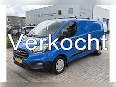 Ford Transit Custom - 300 2.0 TDCI 130PK Euro6 L2H1 Trend ✓ navigatie ✓ camera ✓ trekhaak 2800KG ✓ dakdragers