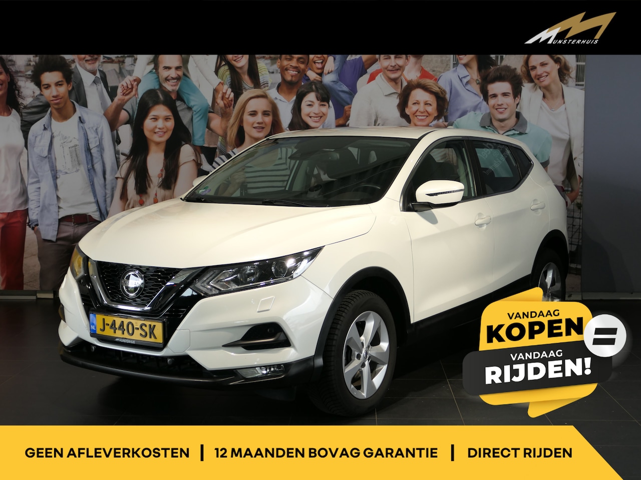 Nissan Qashqai - 1.3 DIG-T Business Edition - Cruise - Navi - Bluetooth - Sensor v+a - AutoWereld.nl