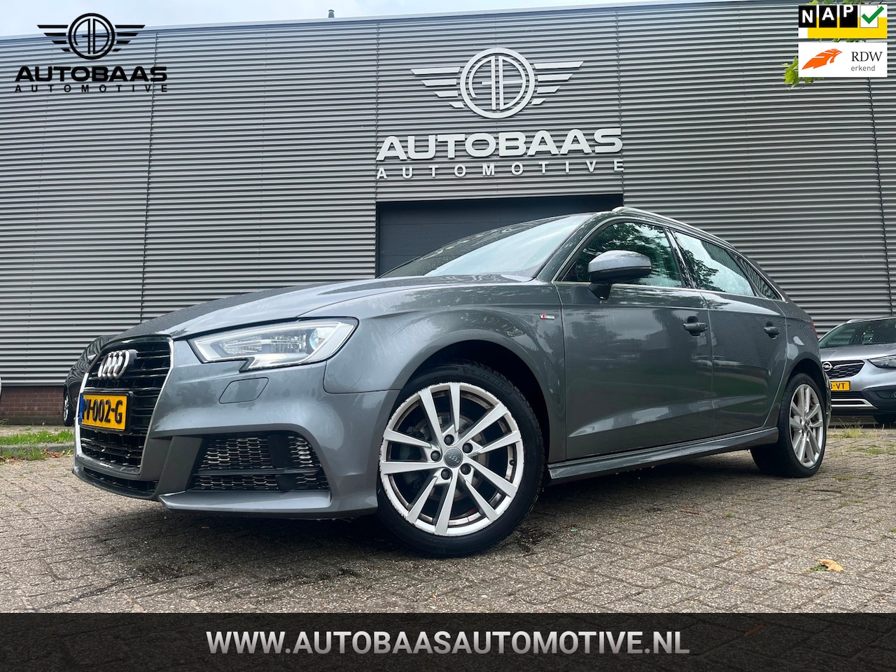Audi A3 Sportback - 1.0 TFSI S-LINE ***HANDEL/EXPORTPRIJS*** NL-AUTO+NAP+NAVI+FULL LED+CLIMATE CONTROL - AutoWereld.nl