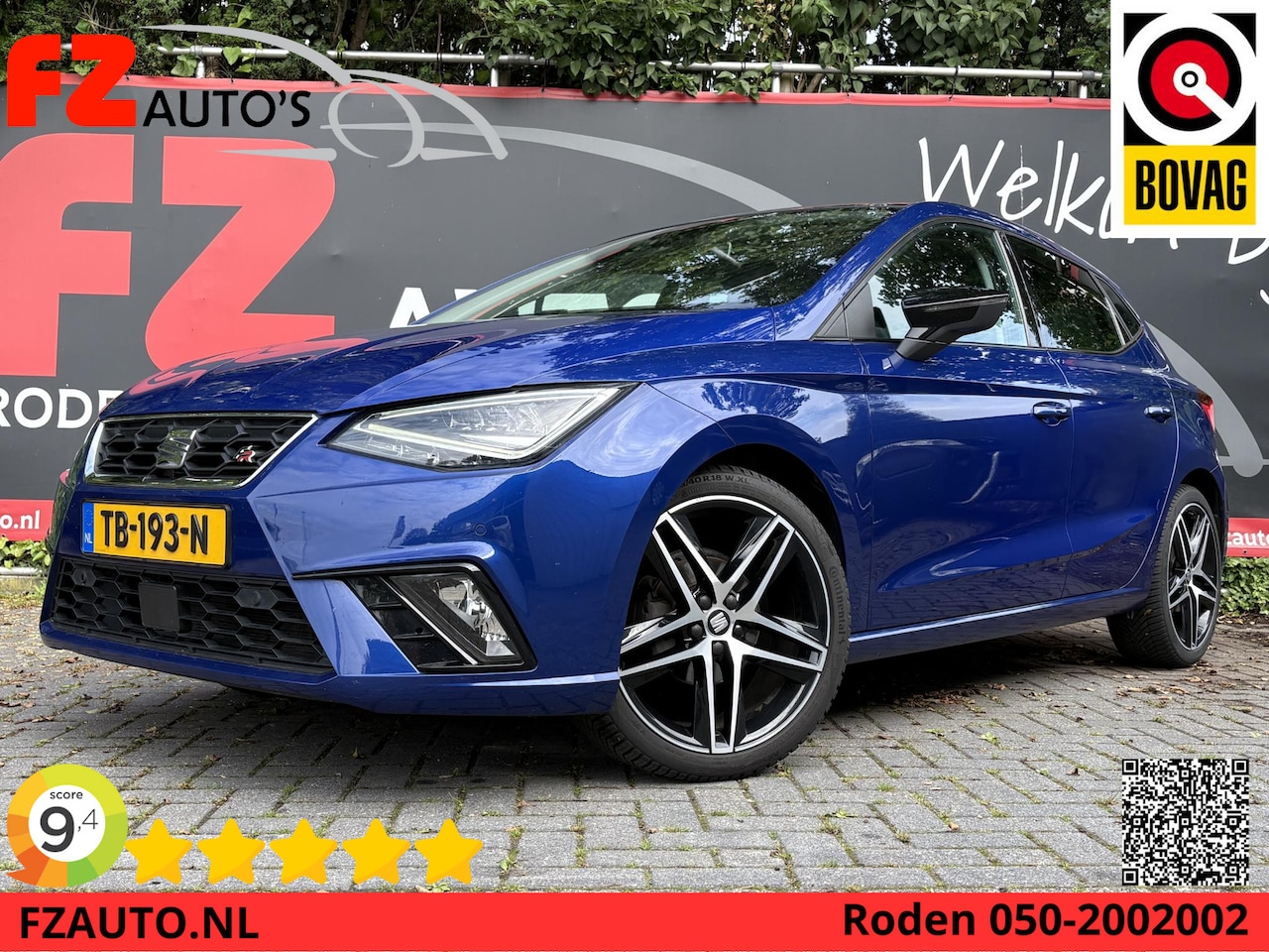 SEAT Ibiza - 1.0 TSI FR Business Intense - Navigatie - Adaptief Cruise Control - Climate Control - Schu - AutoWereld.nl