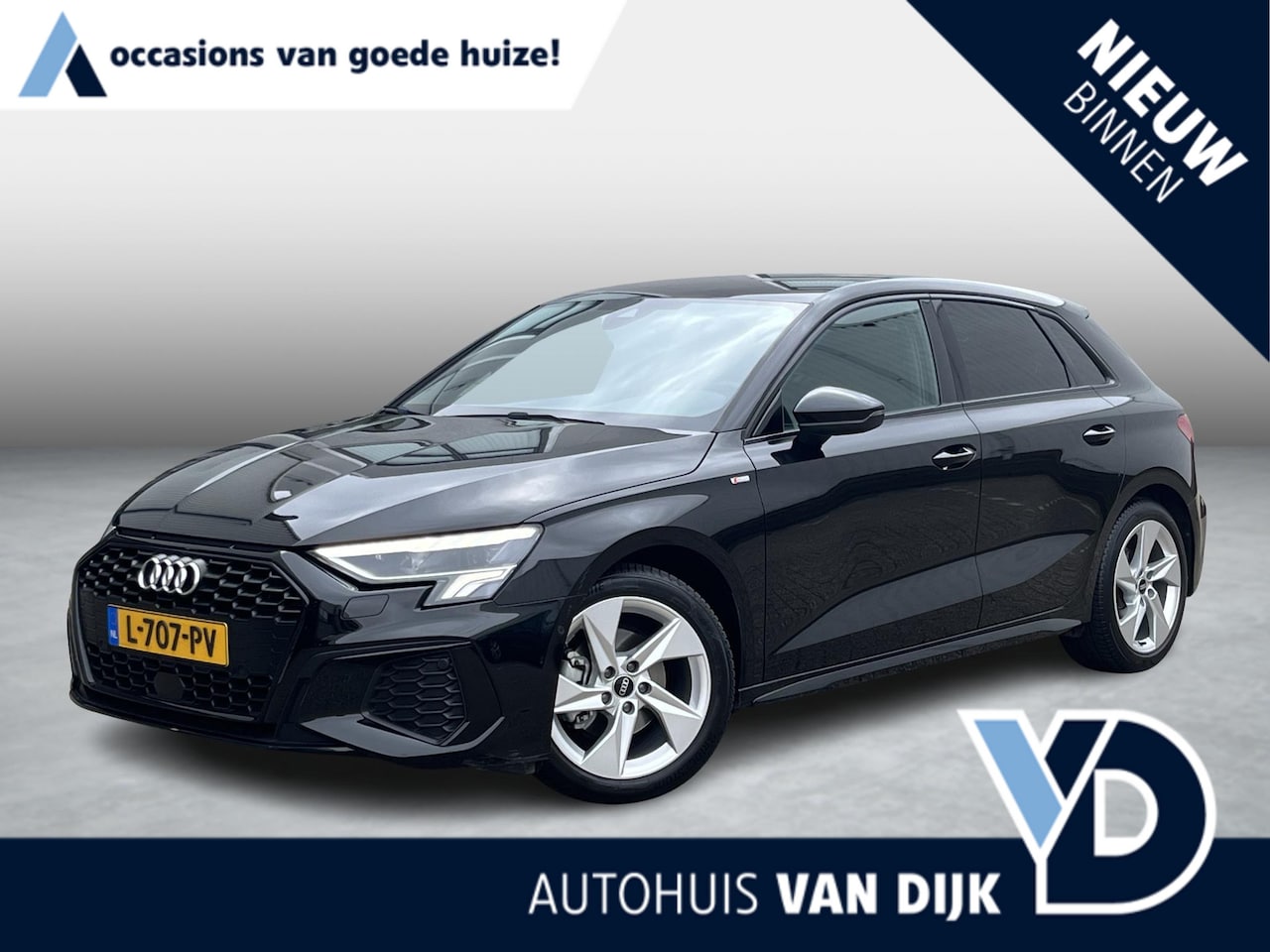 Audi A3 Sportback - 30 TFSI S edition | NL Auto/1e Eig./Leder/Navi/PDC/Stoelverw./Apple CarPlay-Android Auto - AutoWereld.nl