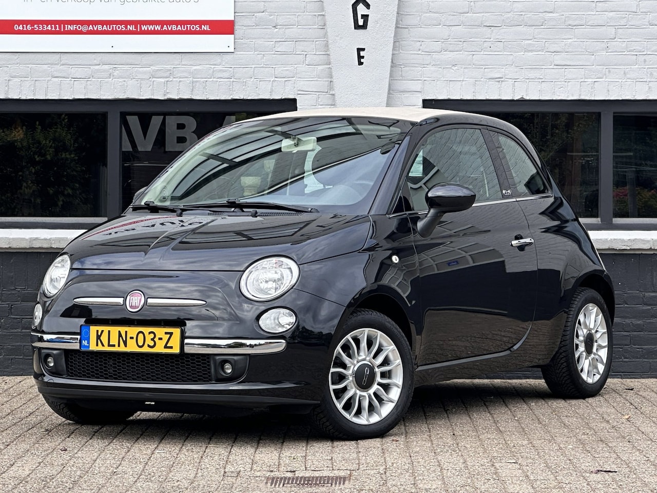 Fiat 500 C - 1.2 Lounge Airco PDC Leder Cabrio - AutoWereld.nl