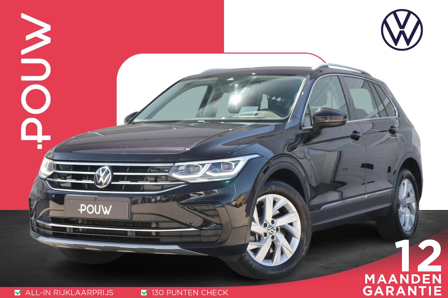 Volkswagen Tiguan - 1.4 TSI eHybrid 245pk Elegance | SoH 93% | Trekhaak | 360 Camera | Stoelverwarming | Navig - AutoWereld.nl
