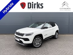 Jeep Compass - 4xe 240 Plug-in Hybrid Electric Summit (Elektrisch Schuifdak - Leder incl verwarming/koeli