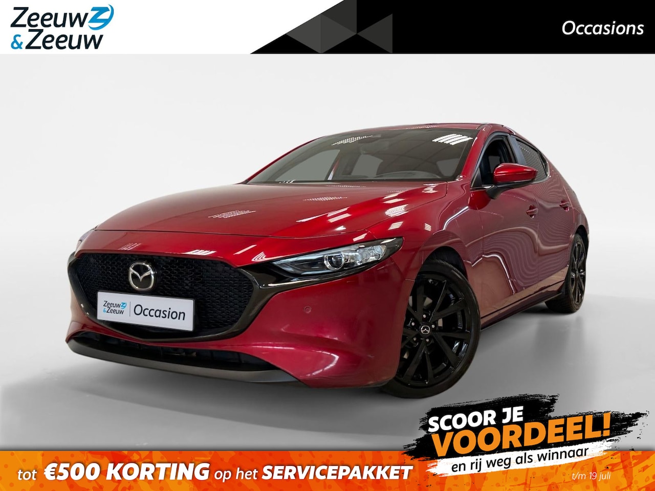 Mazda 3 - 2.0 SKYACTIVE X | 180 PK | COMFORT MET BOSE | LEDER | DEALERONDERHOUDEN | NL-AUTO | - AutoWereld.nl