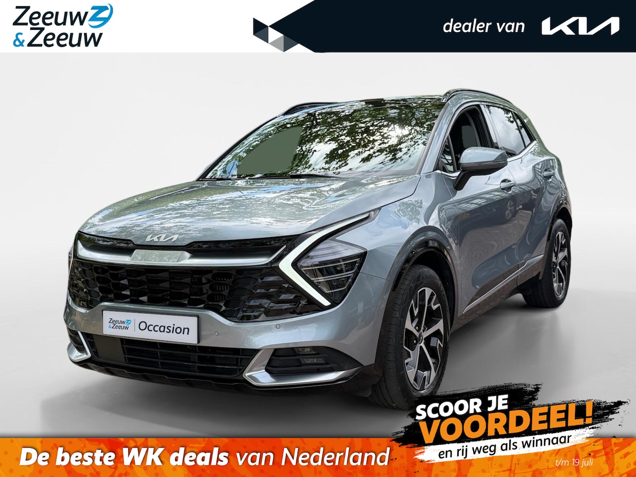 Kia Sportage - 1.6 T-GDi Hybrid DynamicPlusLine Dealer onderhouden | Navigatie | Stoel + stuurverwarming - AutoWereld.nl
