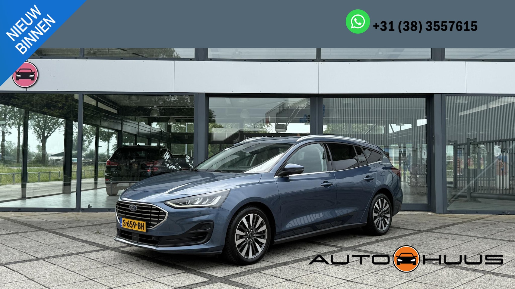 Ford Focus Wagon - 1.5 EcoBlue TDCi Aut. Titanium X - AutoWereld.nl