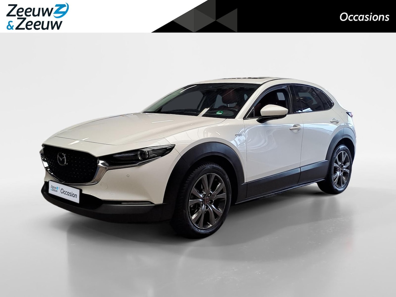 Mazda CX-30 - 2.0 e-SkyActiv-X M Hybrid Luxury Metallic lak | Trekhaak | Bovag garantie | NAP - AutoWereld.nl