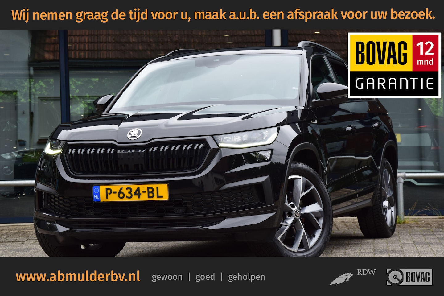 Skoda Kodiaq - 1.5 TSI 150PK Sportline Business 7p / 7 Persoons DSG automaat | Org. NL | BOVAG Garantie | - AutoWereld.nl