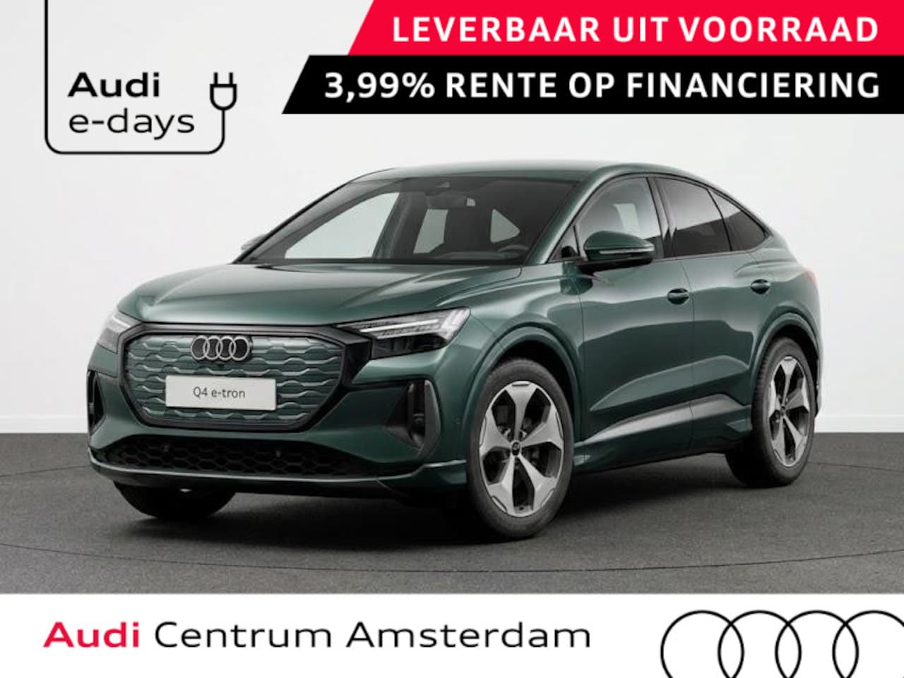 Audi Q4 e-tron - 45 S-edition competation 82 KWh 286 pk | Techniekpakket Pro | Glazen panoramadak | elektri - AutoWereld.nl