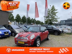 MINI 3-Deurs - 1.6 Cooper Chili, APK T/M 05-01-2027, Panoramadak, Airco, Cruisecontrol, Elektrischpakket,