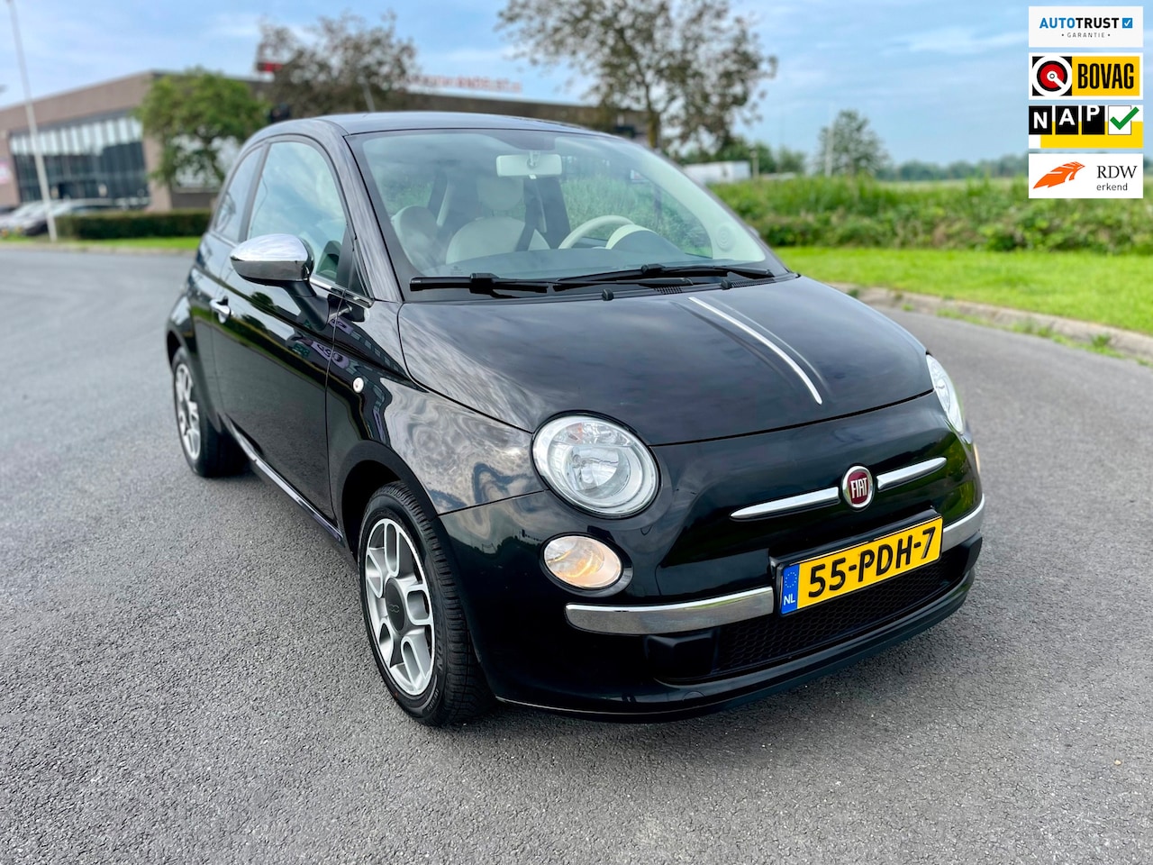 Fiat 500 - 1.2 Pop 1.2 Pop, Aut, 3drs, Airco, Radio CD speler, Elktr ramen, Lmv, Half leder, Geen import, Nap - AutoWereld.nl