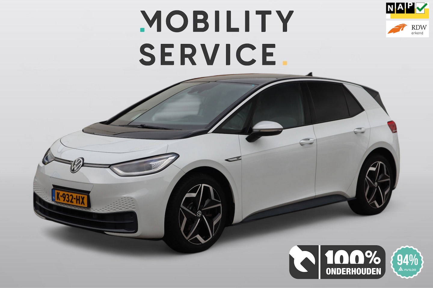 Volkswagen ID.3 - First Plus 58 kWh SOH94% Matrix CarPlay - AutoWereld.nl