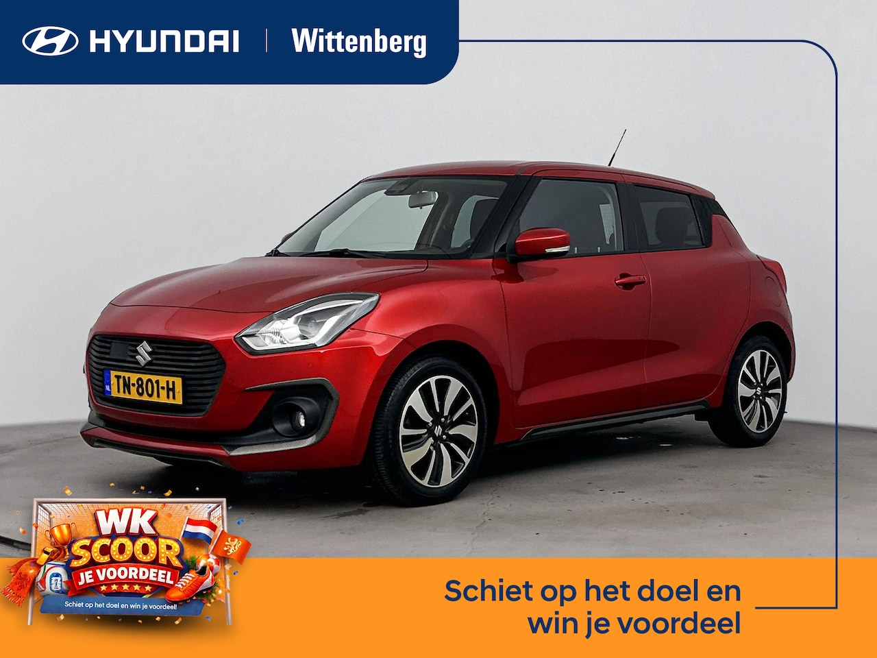 Suzuki Swift - 1.2 Stijl Smart Hybrid | Stoelverwarming | Navigatie | Camera | Lm-wielen | Adaptive cruis - AutoWereld.nl