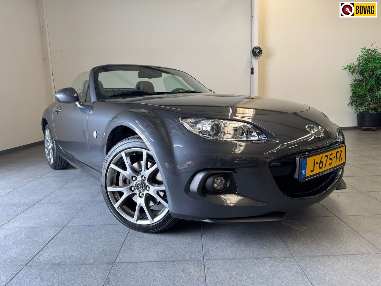 Mazda MX-5 - 1.8 Kyudo / stoelverw/Navi/Leder/cruise/perfect onderhouden! - AutoWereld.nl