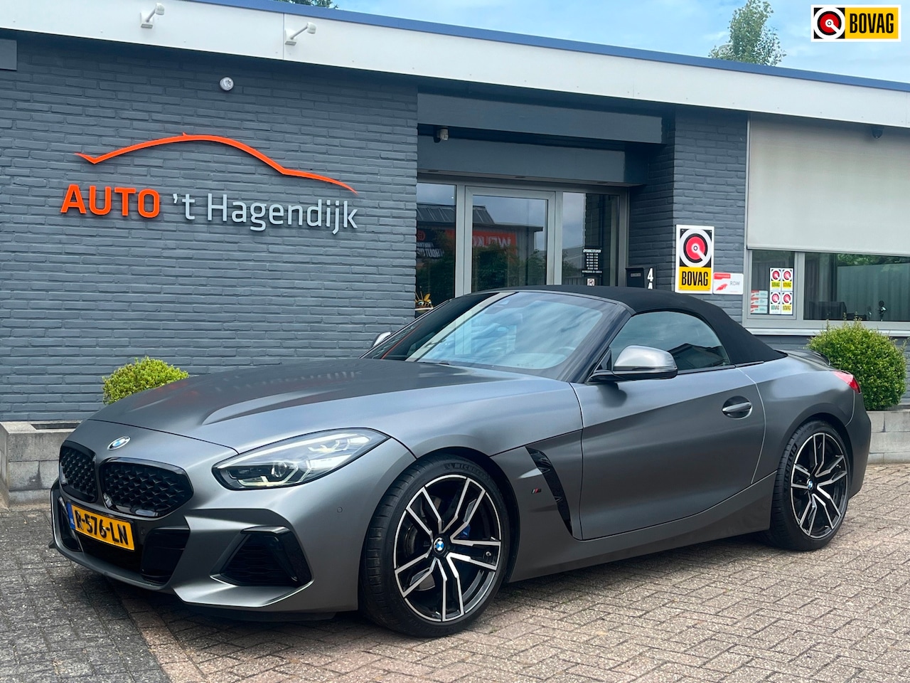 BMW Z4 Roadster - M40i HE Frozen Grey H&K BTW HUD topstaat - AutoWereld.nl
