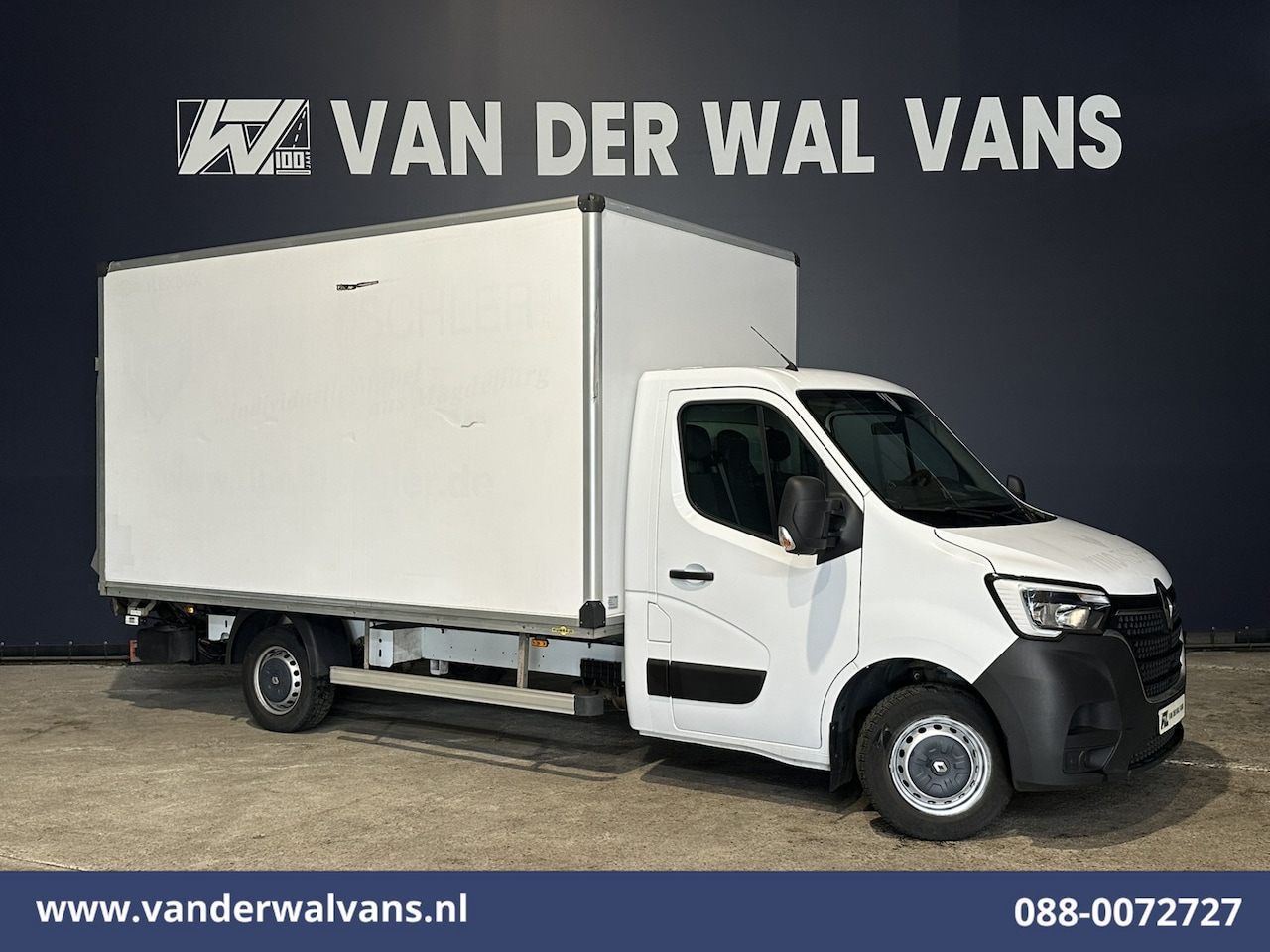 Renault Master - 2.3 dCi 146pk Bakwagen Laadklep Euro6 Airco | LED | Bijrijdersbank . - AutoWereld.nl
