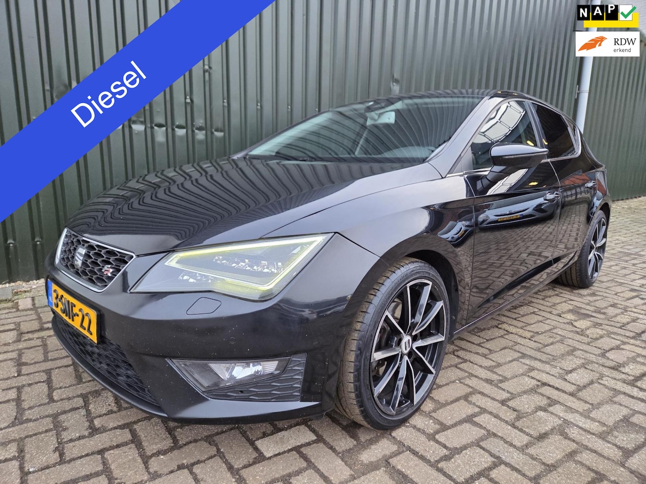 SEAT Leon - 1.6 TDI FR Line LEDER - AutoWereld.nl