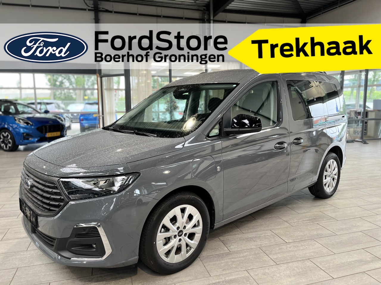 Ford Tourneo Connect - 1.5 PHEV 150pk Titanium | Trekhaak | Winterpack | Adaptive Cruise | AGR | All seasonbanden - AutoWereld.nl