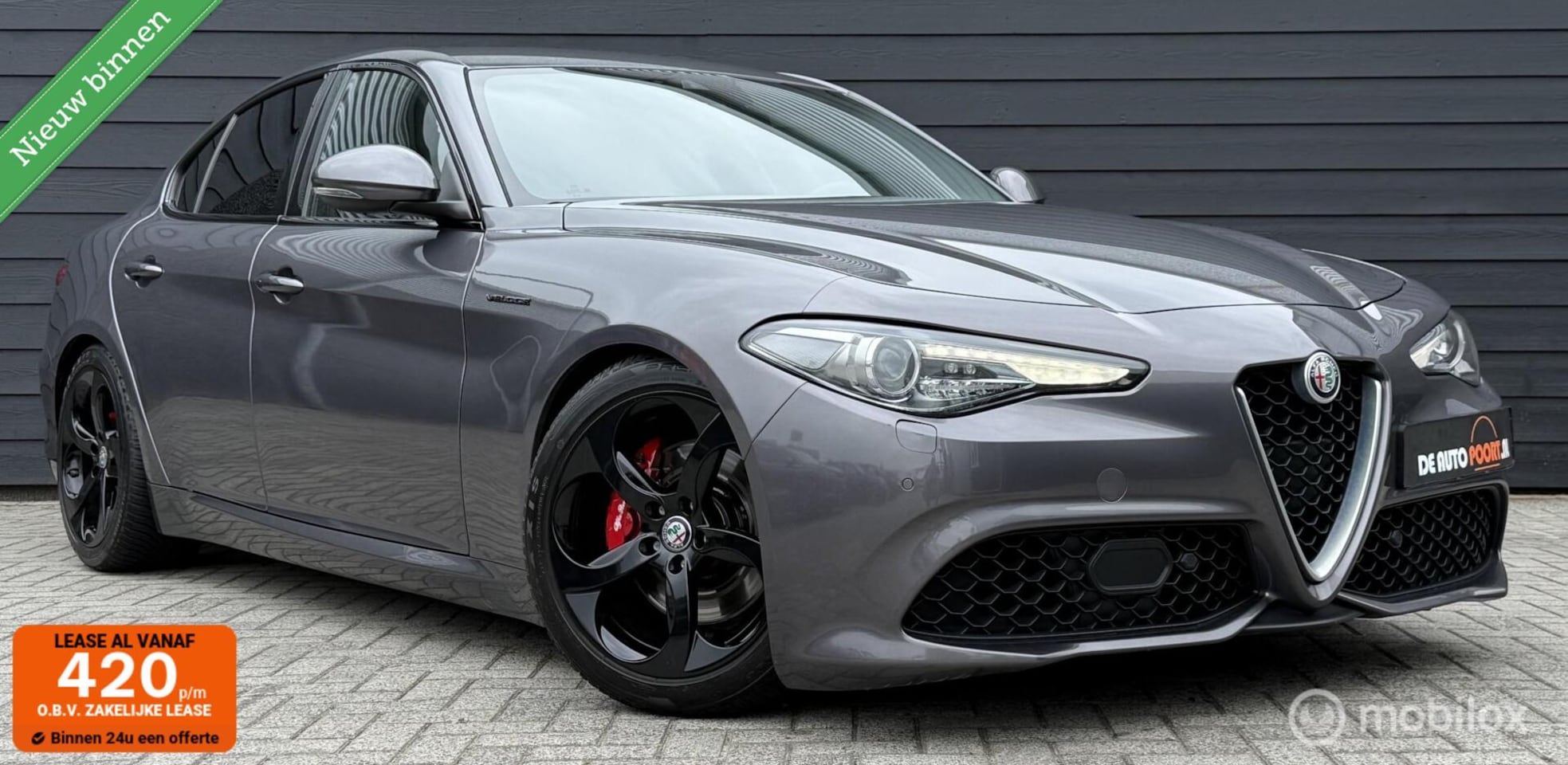 Alfa Romeo Giulia - 2.0 T AWD Veloce Black/Leder/LED/Camera/Cruise - AutoWereld.nl