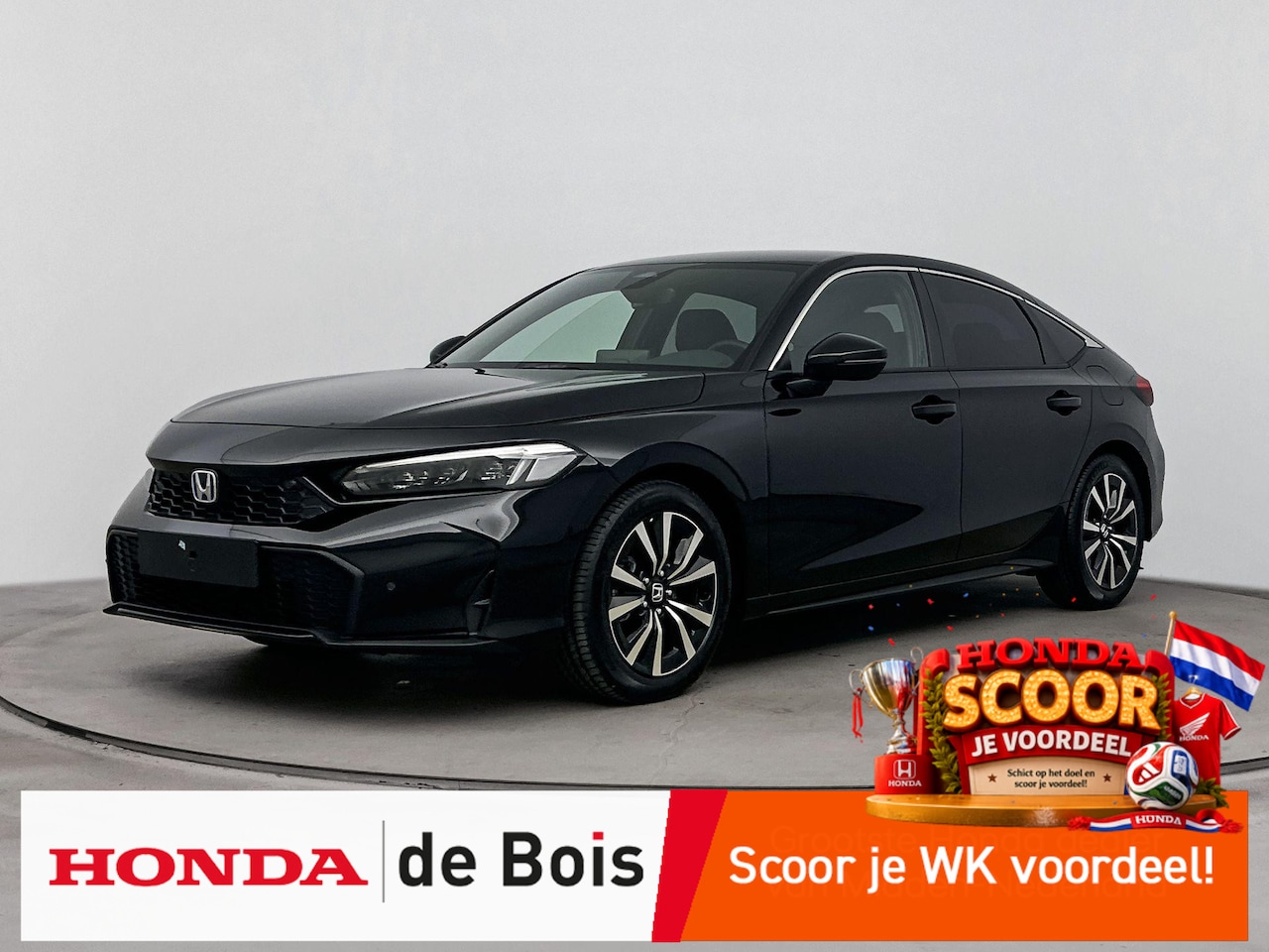 Honda Civic - 2.0 e:HEV Elegance | Apple Carplay/Android Auto | Lichtmetalen wielen 17" TT| Navigatiesys - AutoWereld.nl