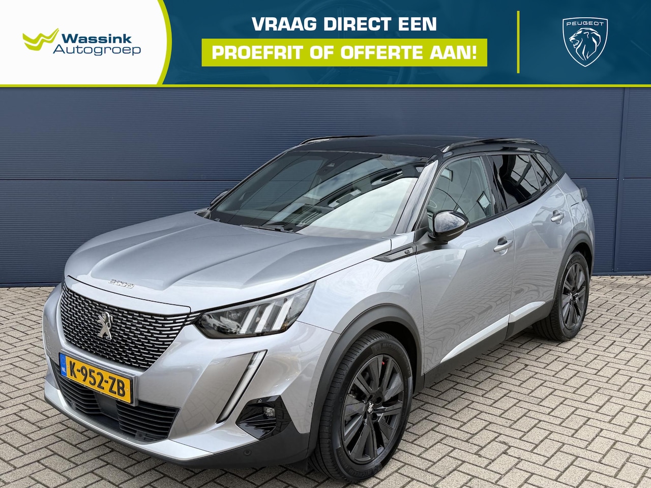 Peugeot e-2008 - EV GT Pack 50 kWh 136 pk | Navigatie | Stoelverwarming | Climate control | Cruise control - AutoWereld.nl