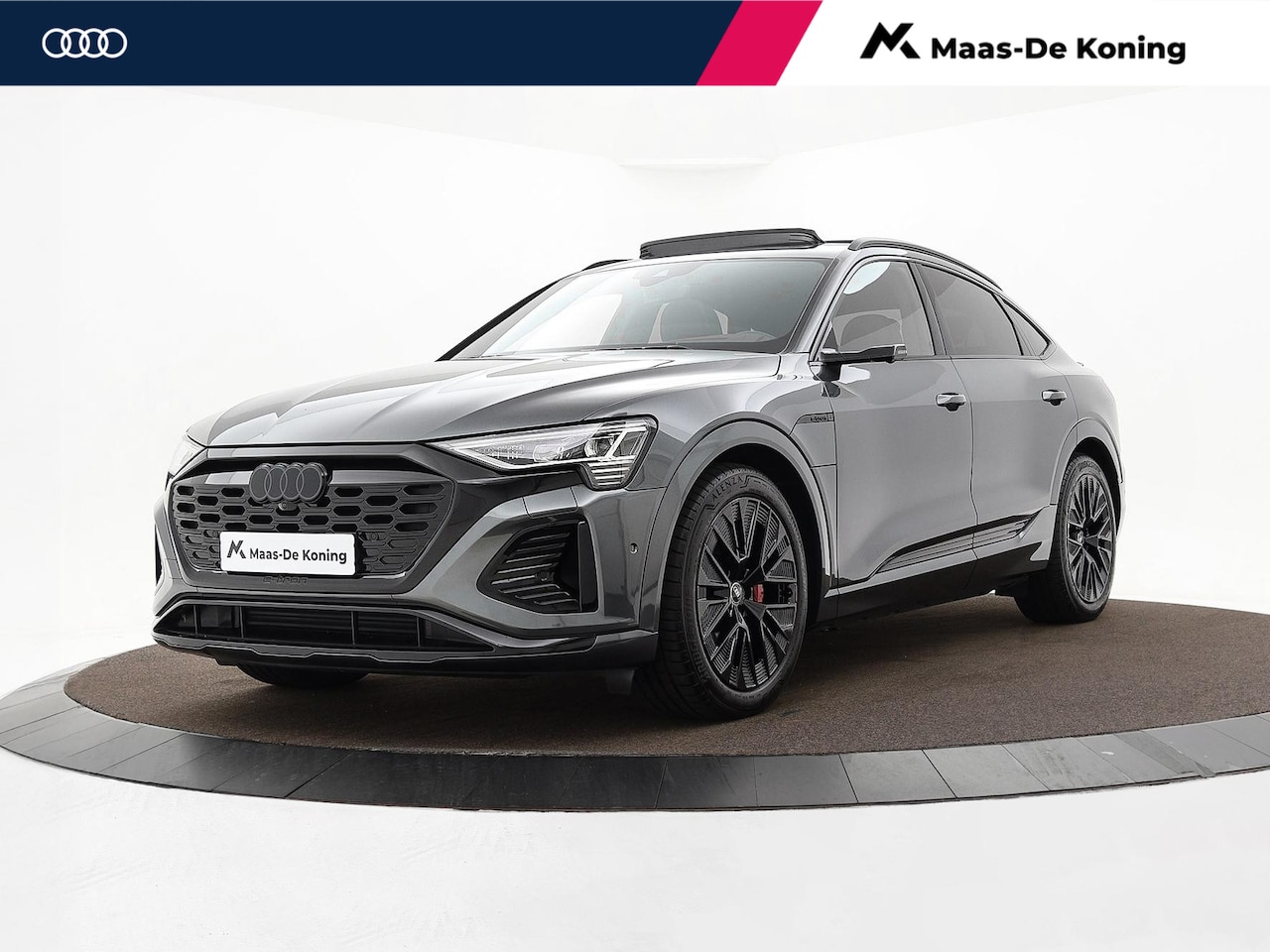 Audi Q8 Sportback e-tron - 55 Quattro S Edition 115 kWh 408pk · SOH 94,8% · Panoramadak · 360 Camera · Luchtvering · - AutoWereld.nl
