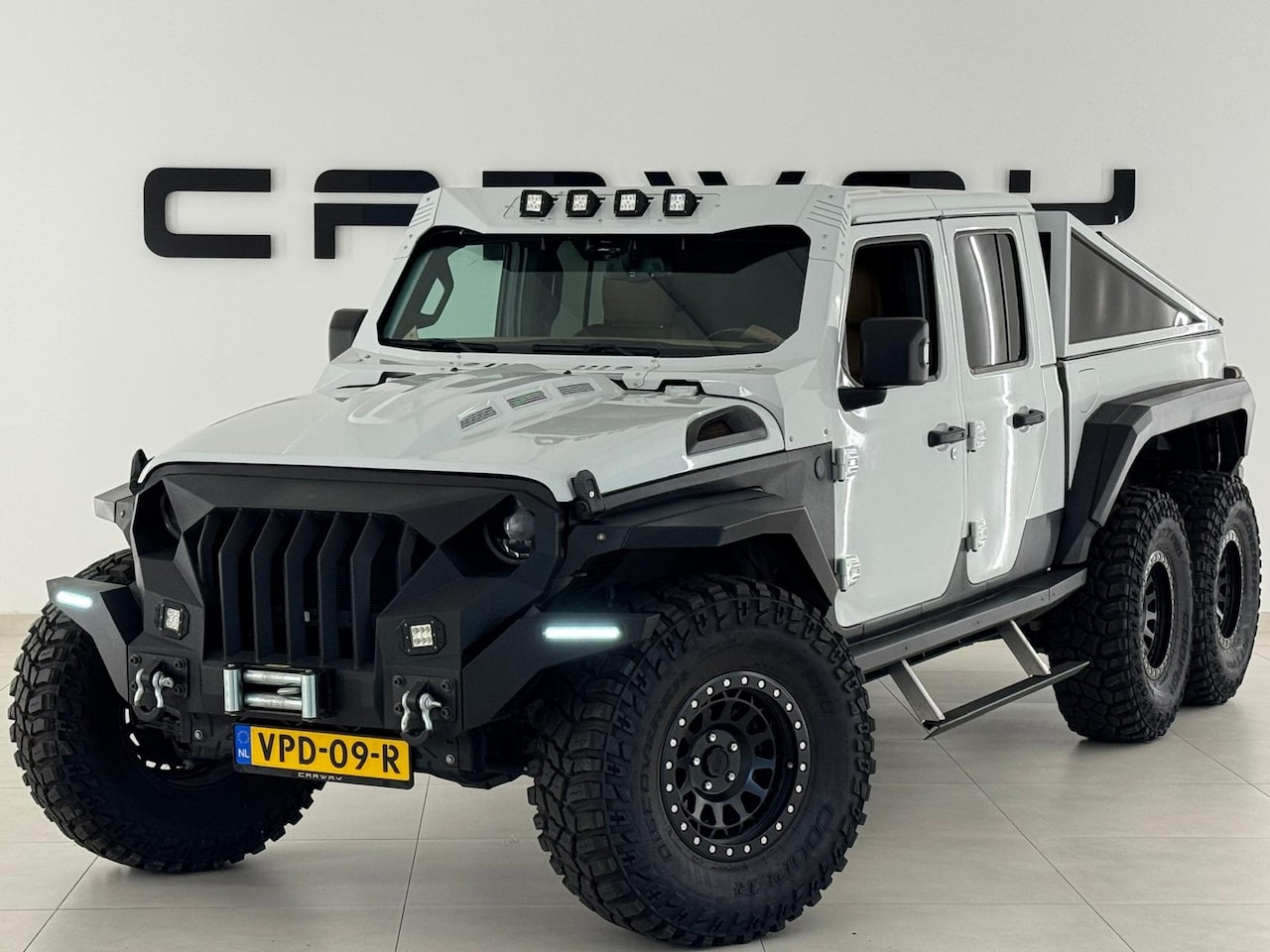 Jeep Gladiator - Greenhill 6x6 Uniek Lier Leder Brute machine - AutoWereld.nl