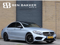 Mercedes-Benz C-klasse - 180 AMG line Pano | Airmatic | ACC | Leder | NL Auto | Cam